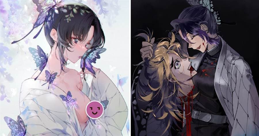 #鬼滅之刃 #鬼滅之刃同人：胡蝶忍專場！可鹽可甜的蟲柱胡蝶忍，這個身材簡直太好了！