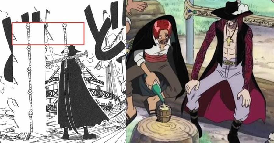 《海賊王》最[大.B]UG之一，鷹眼到底是咋坐下的，不會被紮到嗎？