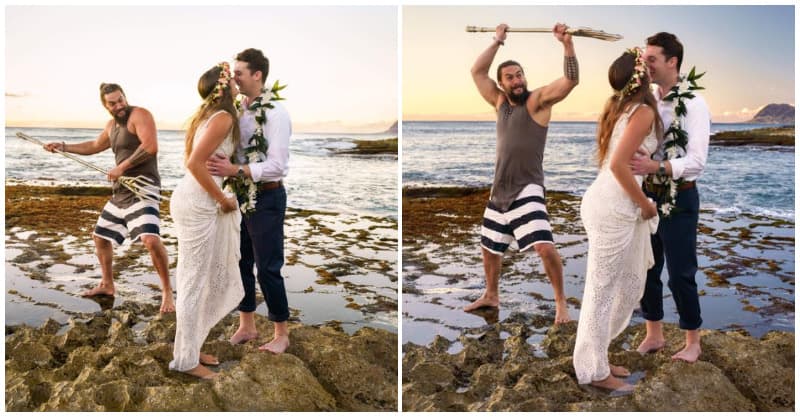 水行俠亂入婚紗照！12張「主角馬上變配角」的爆笑時刻　閨蜜拍照「背後嫵媚男子成亮點」瞬間變C位